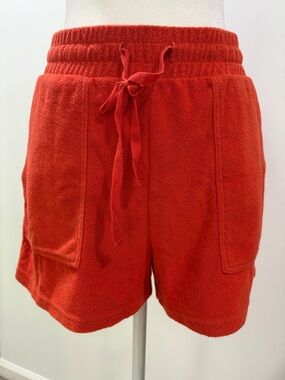 Z Supply Orange Terry Cloth Shorts